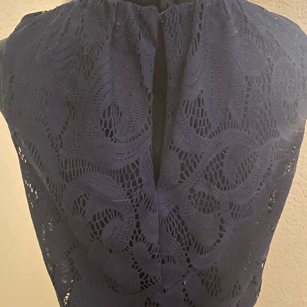 New York & Company Navy Maxi Dress - Picture 5 of 10
